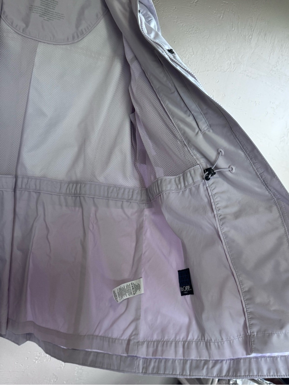 L.L.Bean Jacket Women’s M Regular Hooded Waterproof Lilac - Picture 8 of 14